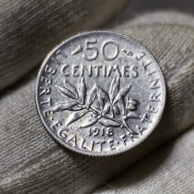 50 centimes 1918