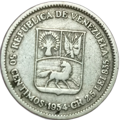 50 centimos 1954 pret