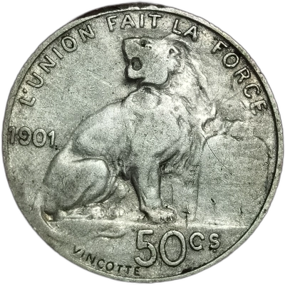 50 cents 1901