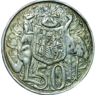 moneda 50 cents 1966 australia