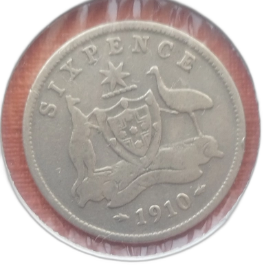 6 Pence 1910 Australia 