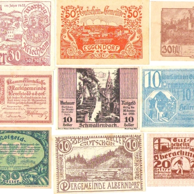 Lot Bancnote Austria 1900 1940