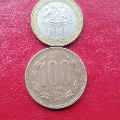 Lot Pesos Chile 1998 2014