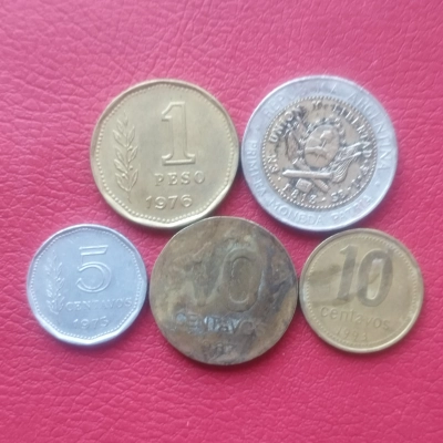 Lot monede Argentina  1976