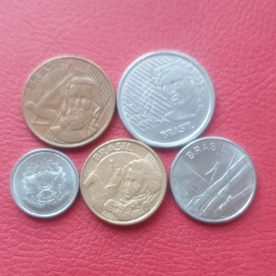 Lot monede Brazilia  1985 pret