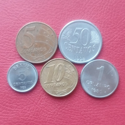 Lot monede Brazilia  1985