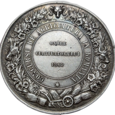 Medalie Carol I Concursu De Agricultura 1869 pret