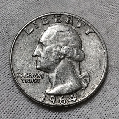 Quarter dollar 1964